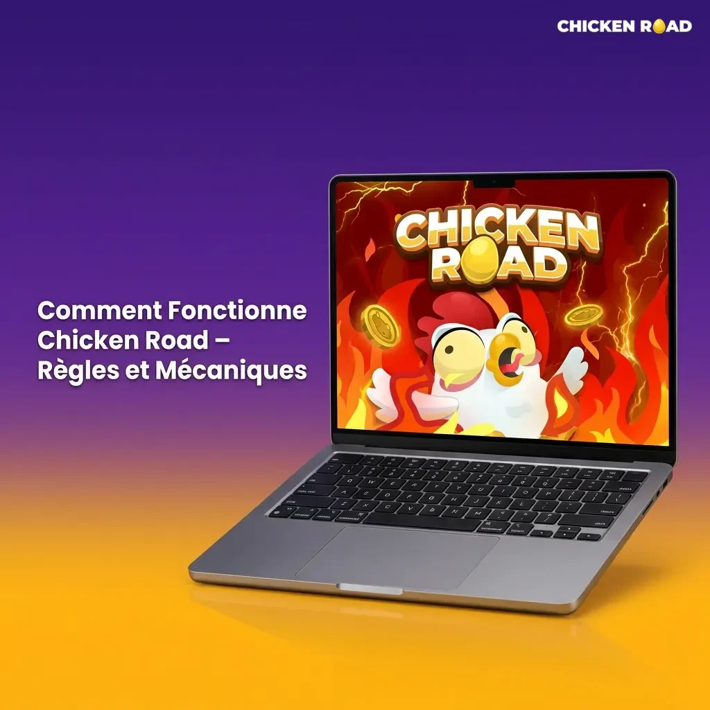 Chicken crossing a road with hot ovens, multiplier rising with each oven passed, cashout button visible